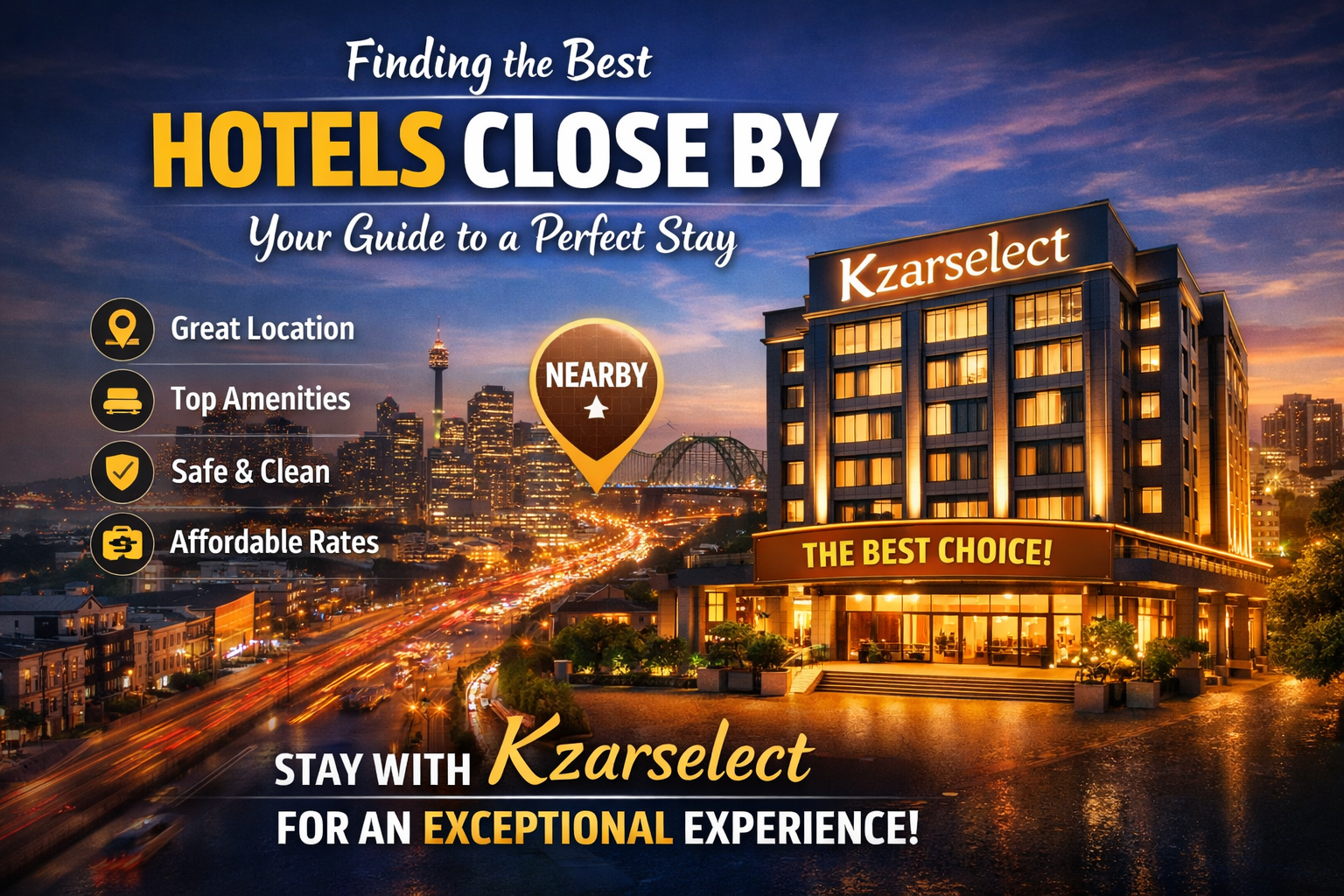 hotels close by