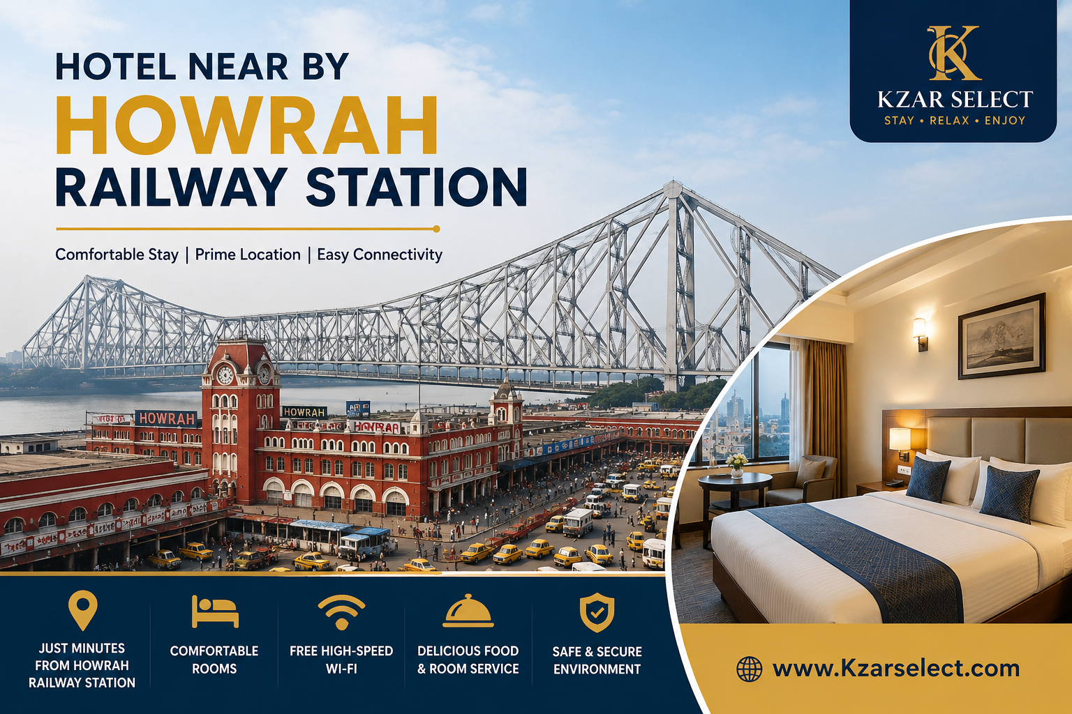 hotel near by Howrah Railway Station