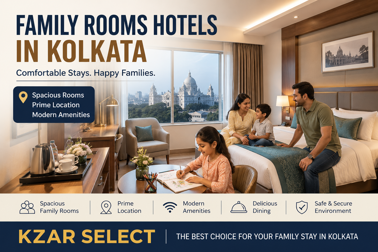 family rooms hotels kolkata