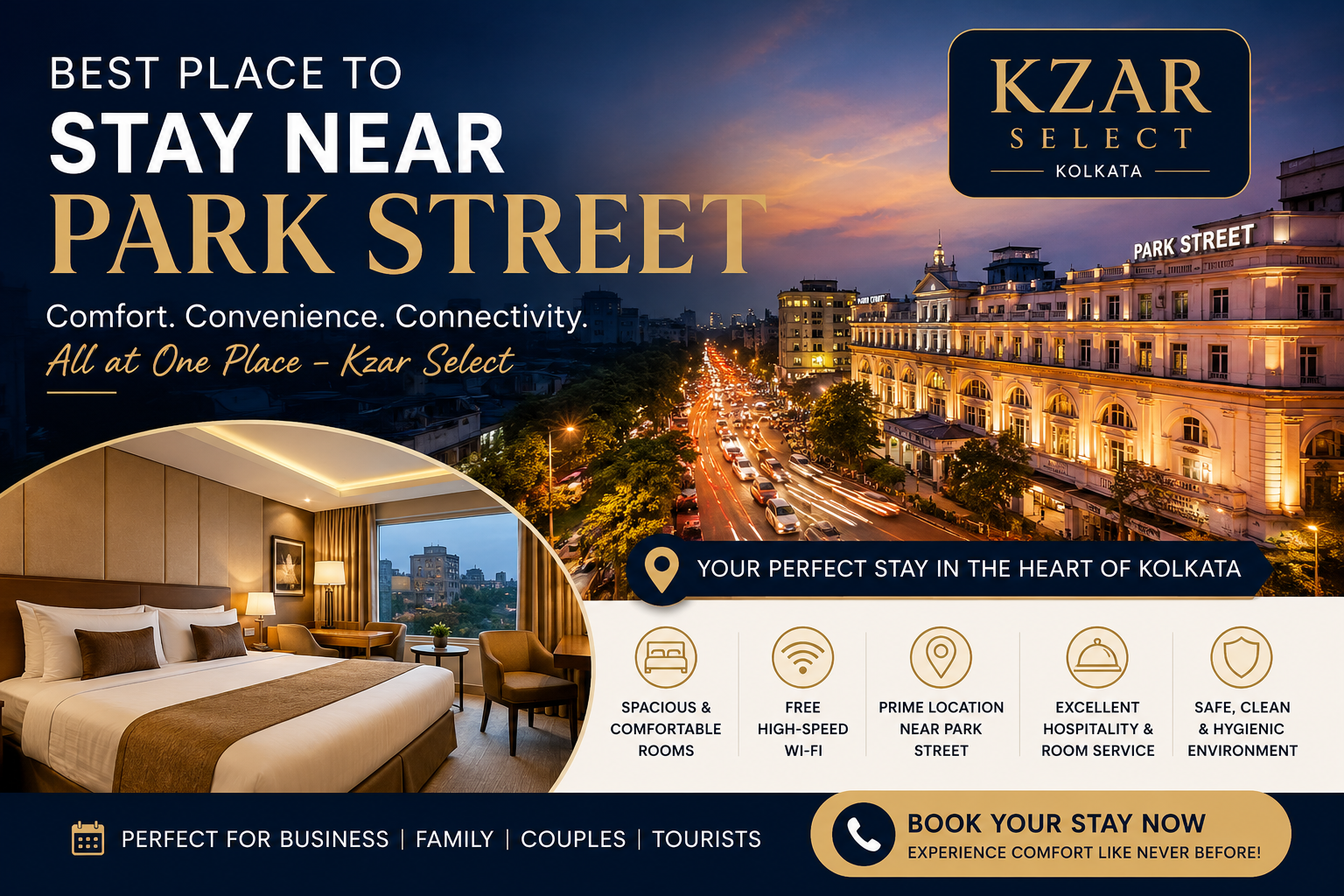 best place to stay near Park Street