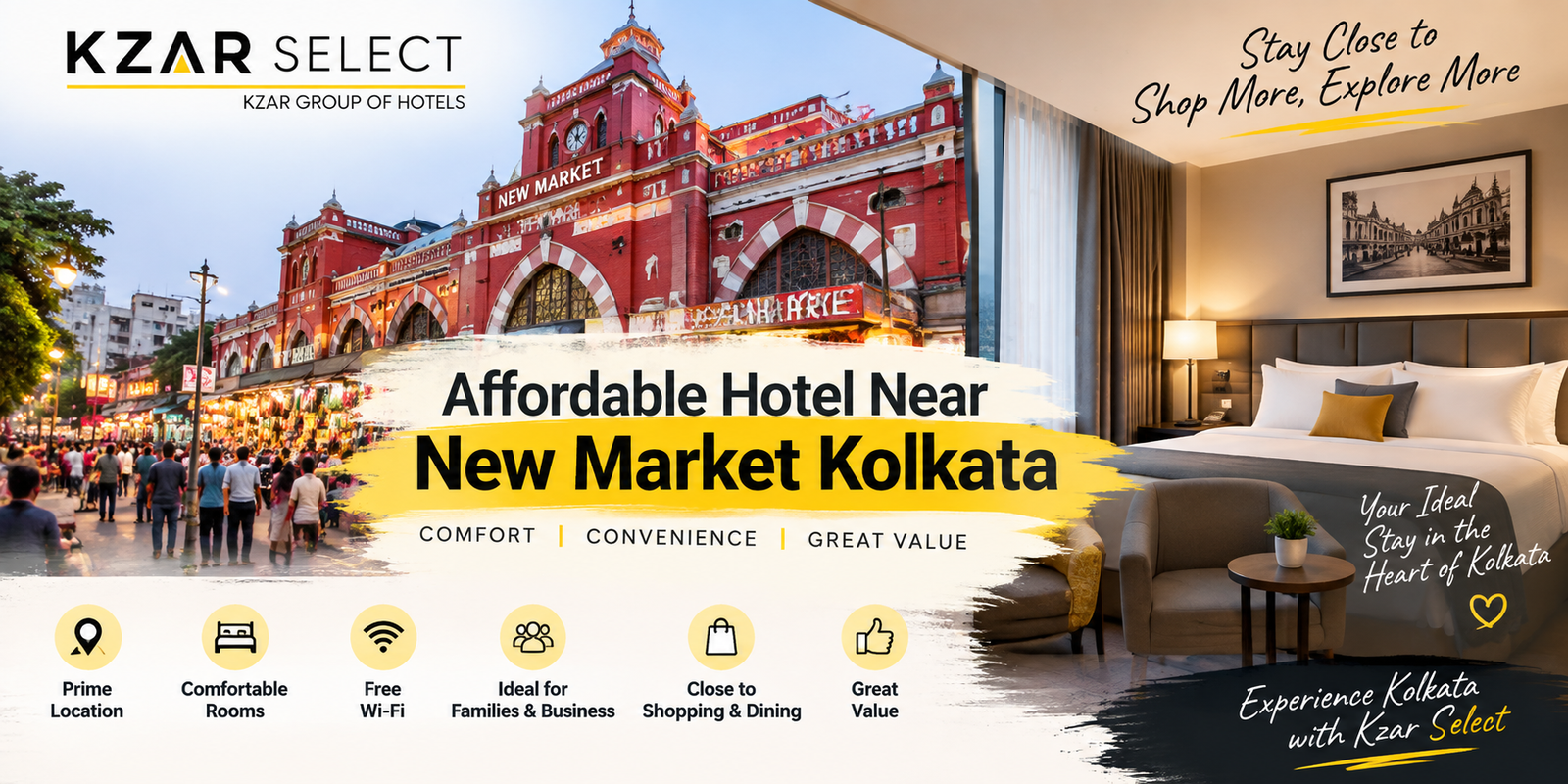 affordable hotel near New Market Kolkata