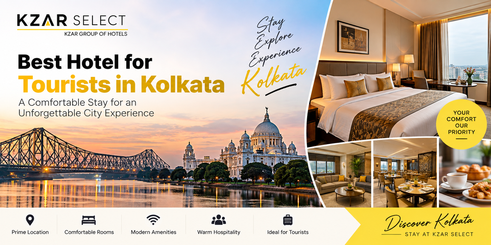 best hotel for tourists in Kolkata